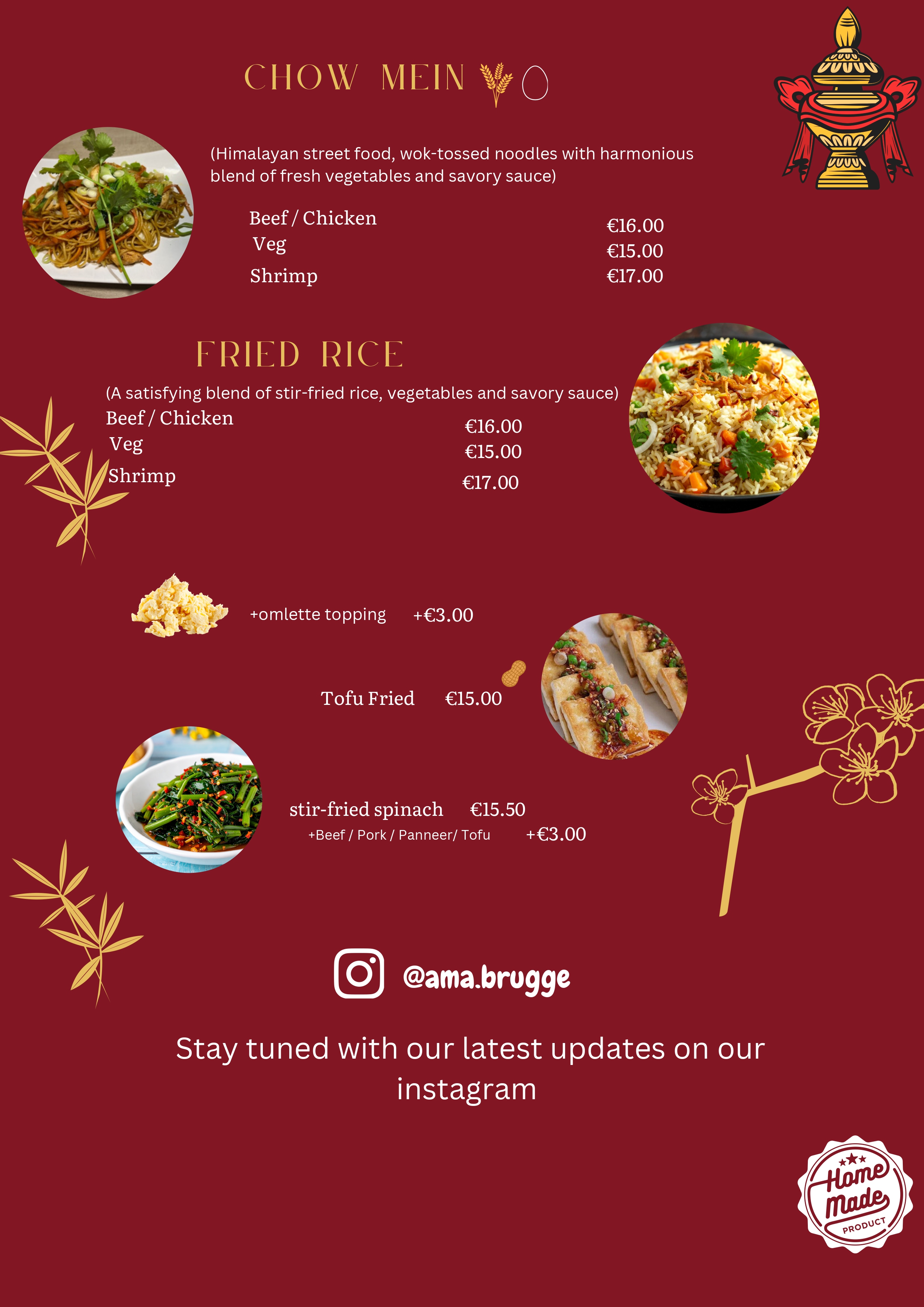 CHOW MEIN & FRIED RICE